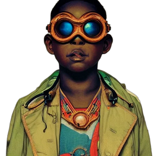 jacket, mask, face, jewelry transparent PNG cut-out