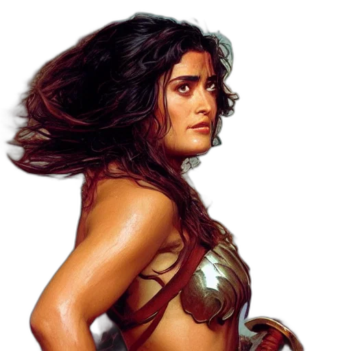 comic book art, photorealistic, concept art, young transparent PNG cut-out
