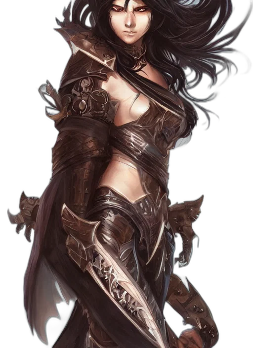 sword, dress, weapon, fantasy art transparent PNG cut-out