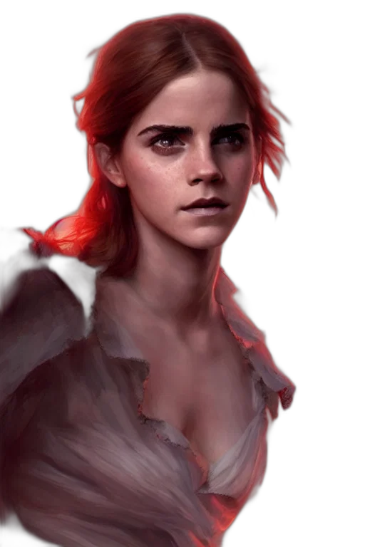 face, concept art, fantasy art, photorealistic transparent PNG cut-out