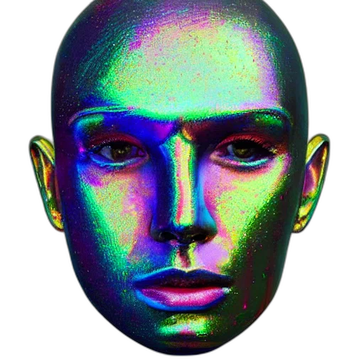 mask, face, robot, creature transparent PNG cut-out