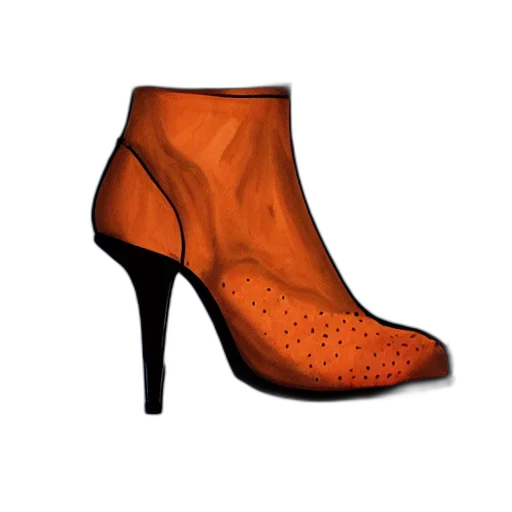 shoes, 3d render, photorealistic, foot transparent PNG cut-out