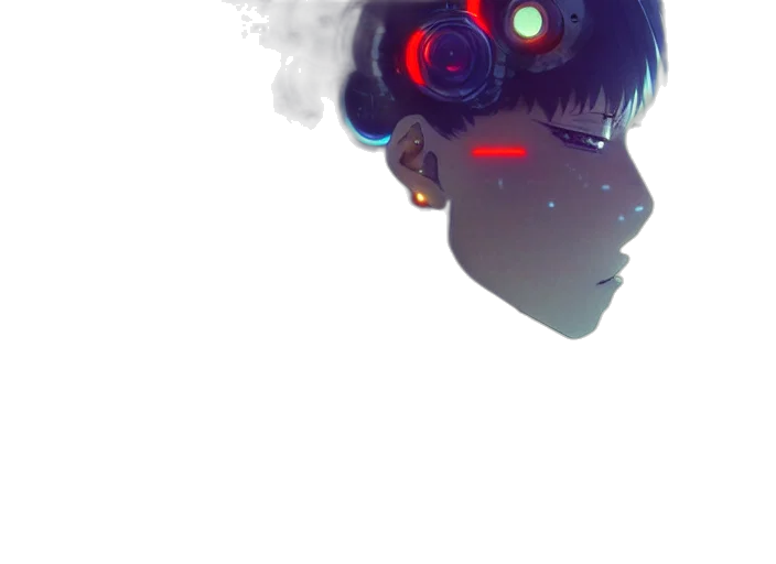 robot, mask, face, creature transparent PNG cut-out