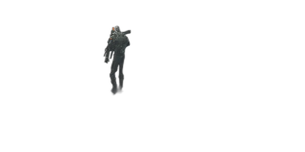 robot, weapon, creature, staff transparent PNG cut-out