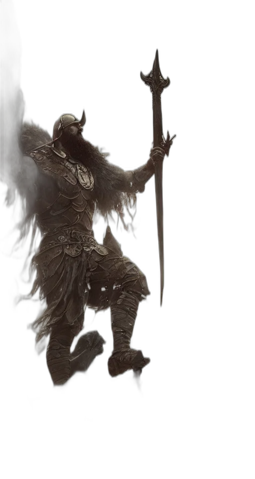 sword, staff, creature, mask transparent PNG cut-out