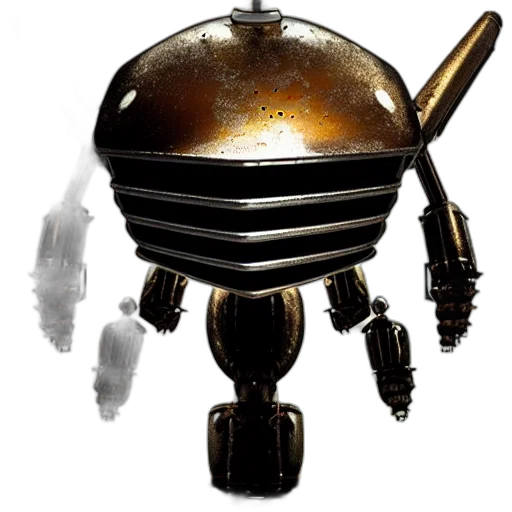 robot, staff, weapon, sword transparent PNG cut-out