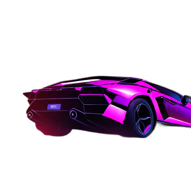 car, weapon, 3d render, concept art transparent PNG cut-out