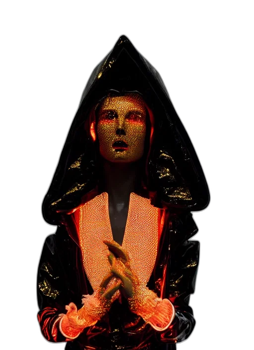 mask, jacket, face, staff transparent PNG cut-out