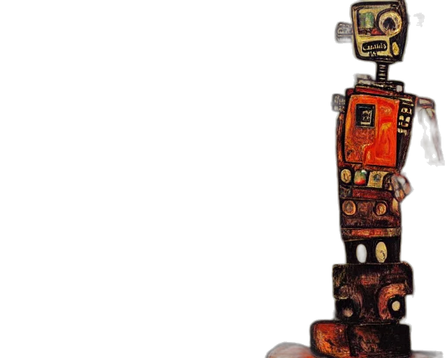 robot, staff, furniture, concept art transparent PNG cut-out