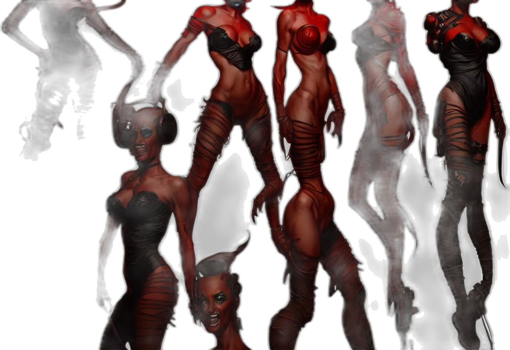 creature, concept art, fantasy art, comic book art transparent PNG cut-out