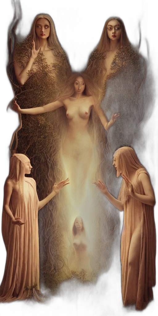 dress, fantasy art, concept art, oil painting transparent PNG cut-out