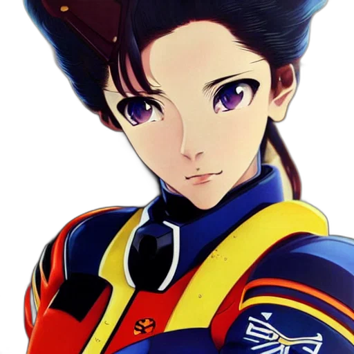 face, staff, jacket, anime transparent PNG cut-out