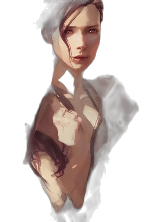 face, dress, mask, creature transparent PNG cut-out
