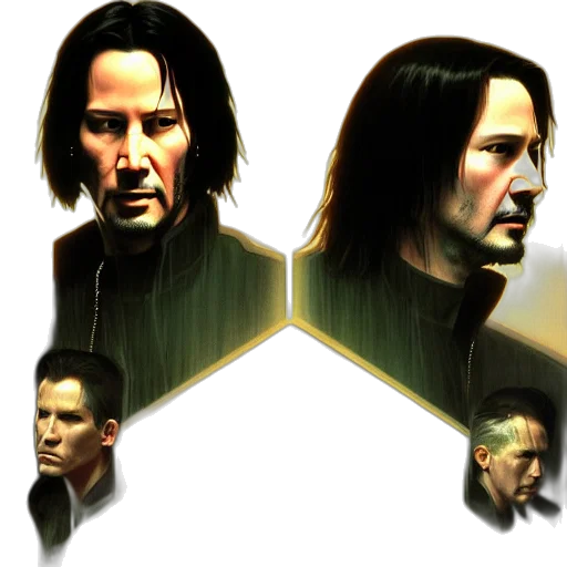 face, hair, concept art, comic book art transparent PNG cut-out