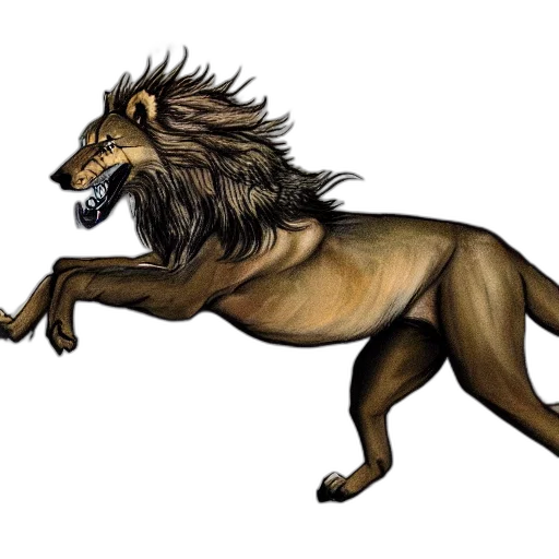 animal, dragon, creature, staff transparent PNG cut-out