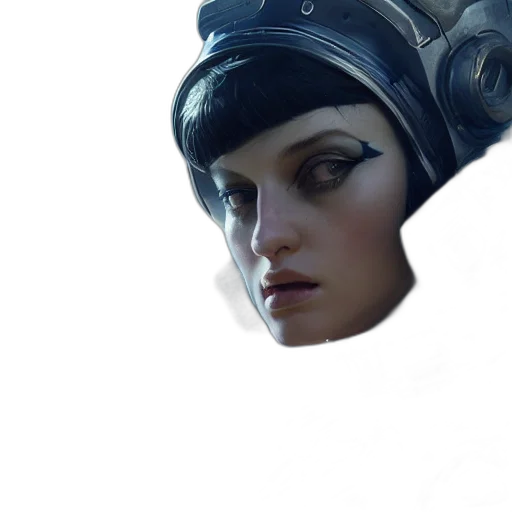 face, mask, robot, hat transparent PNG cut-out