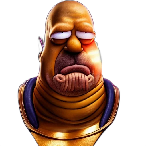 face, mask, staff, creature transparent PNG cut-out