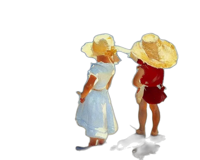 hat, dress, umbrella, mask transparent PNG cut-out