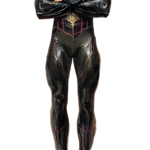 robot, concept art, 3d render, cyberpunk transparent PNG cut-out