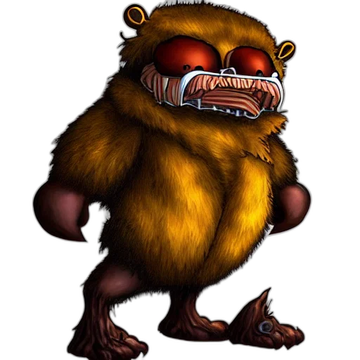 creature, animal, mask, staff transparent PNG cut-out