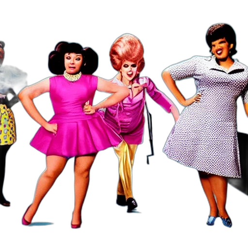 dress, cartoon, film, still transparent PNG cut-out