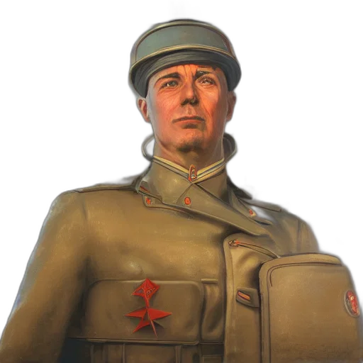 jacket, staff, hat, weapon transparent PNG cut-out