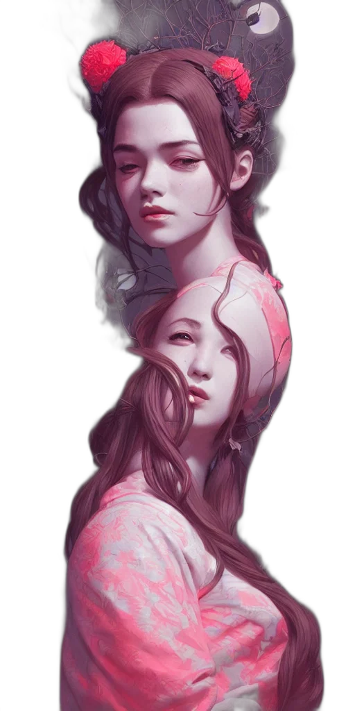 face, dress, crown, mask transparent PNG cut-out