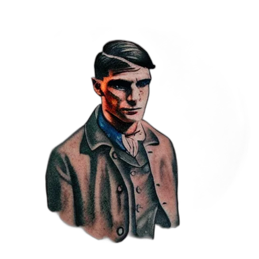 face, jacket, mask, staff transparent PNG cut-out