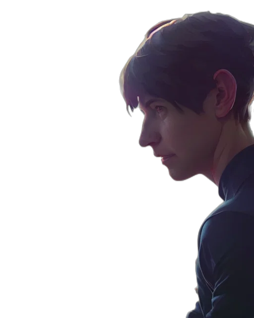 face, robot, creature, concept art transparent PNG cut-out