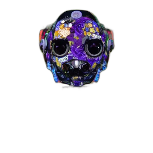mask, robot, face, jewelry transparent PNG cut-out