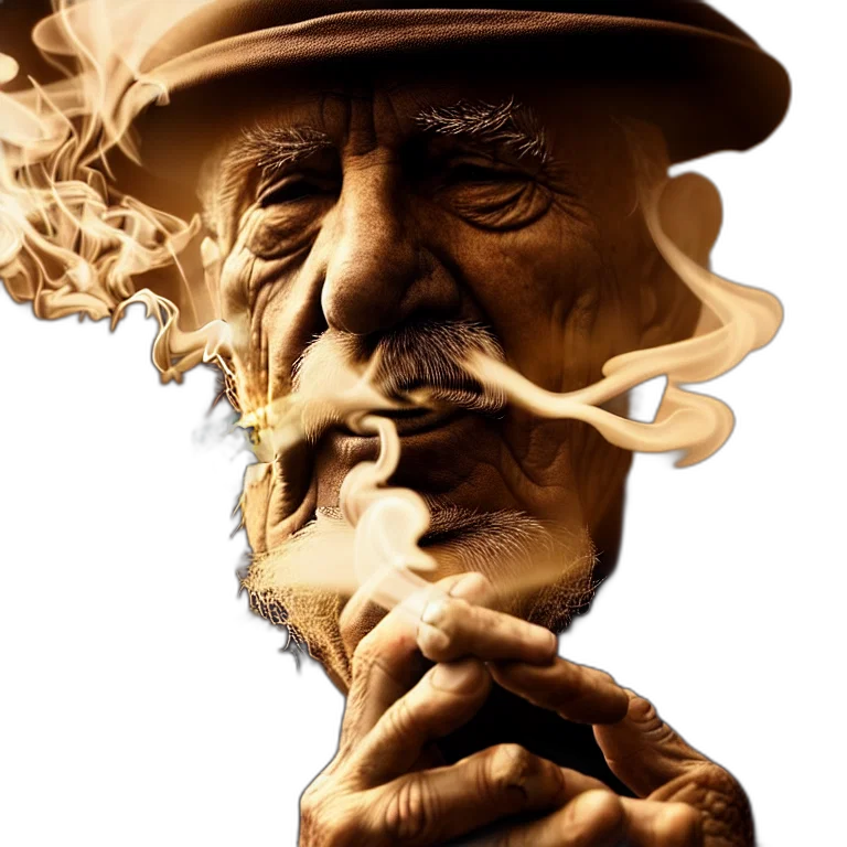 face, mask, hat, staff transparent PNG cut-out