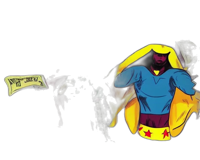 jacket, comic book art, concept art, cartoon transparent PNG cut-out