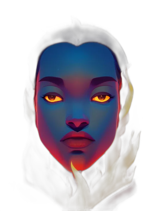 mask, face, creature, robot transparent PNG cut-out