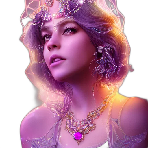 crown, jewelry, dress, face transparent PNG cut-out