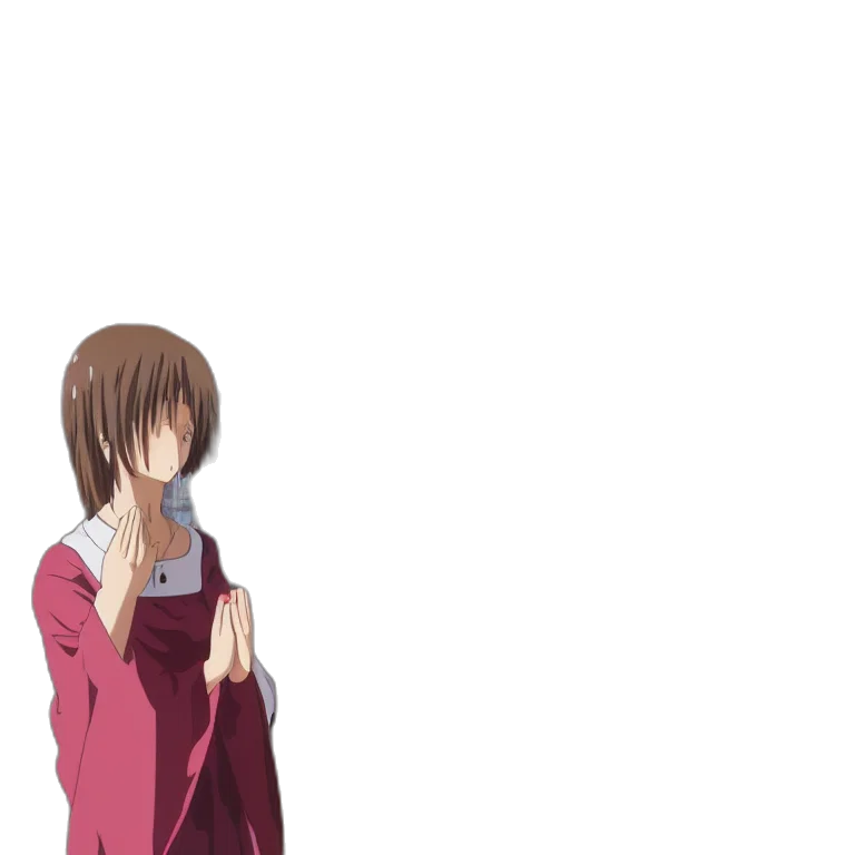 dress, jacket, staff, anime transparent PNG cut-out