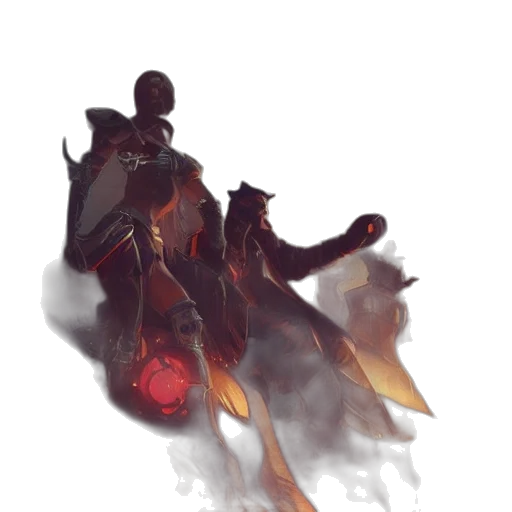 dragon, creature, mask, weapon transparent PNG cut-out