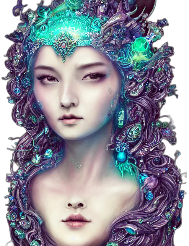 crown, face, jewelry, mask transparent PNG cut-out