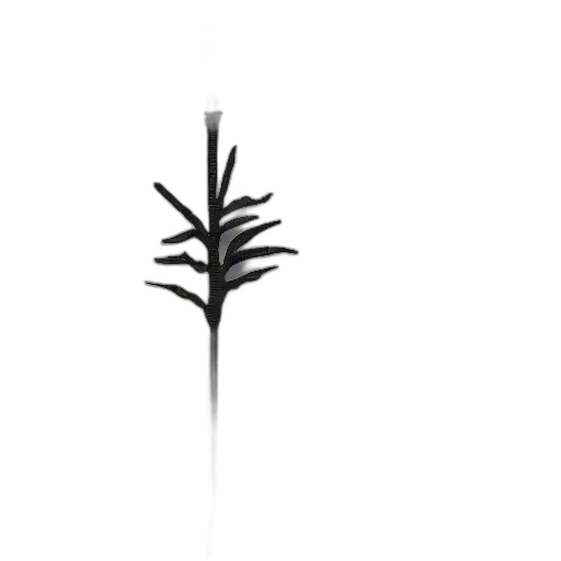 staff, tree, flower, sword transparent PNG cut-out