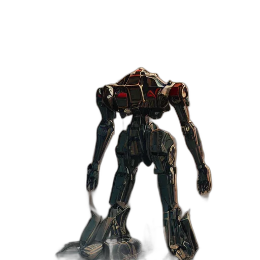 robot, creature, weapon, staff transparent PNG cut-out