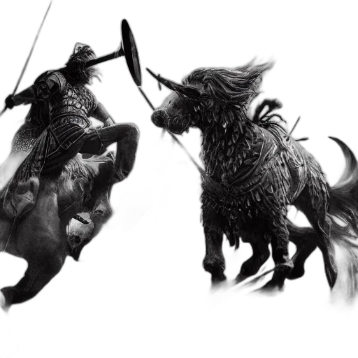 animal, sword, dragon, weapon transparent PNG cut-out