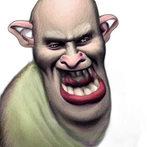 creature, face, animal, staff transparent PNG cut-out