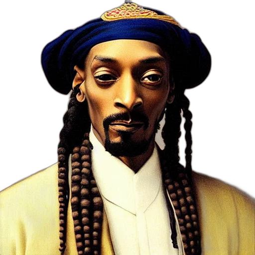 face, photorealistic, cartoon, orientalist transparent PNG cut-out