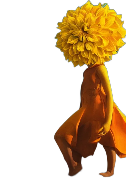 flower, dress, creature, animal transparent PNG cut-out