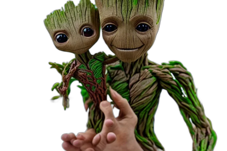creature, tree, 3d render, concept art transparent PNG cut-out