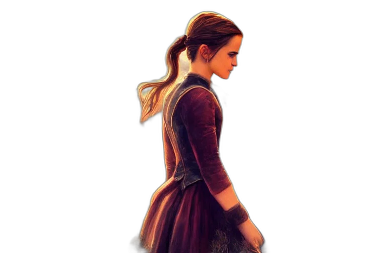 dress, staff, face, jacket transparent PNG cut-out