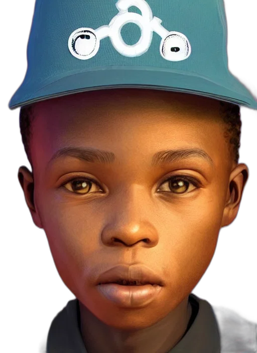 face, hat, photorealistic, concept art transparent PNG cut-out