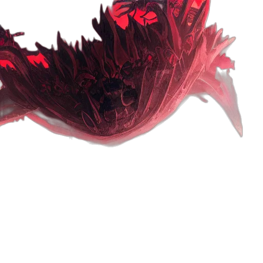dragon, crown, mask, hair transparent PNG cut-out