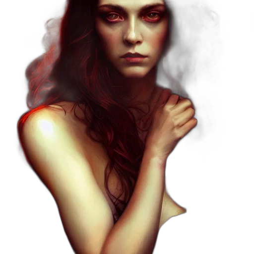 face, fantasy art, photorealistic, concept art transparent PNG cut-out