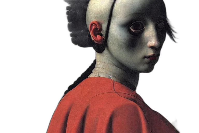 mask, face, robot, creature transparent PNG cut-out