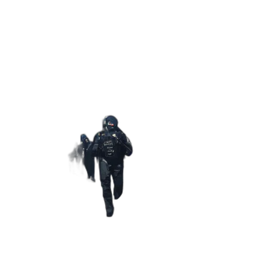 jacket, creature, weapon, mask transparent PNG cut-out